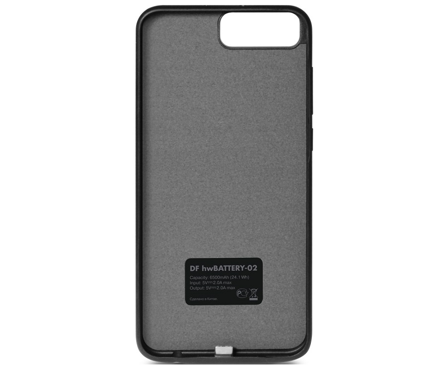 

Аккумулятор-чехол для Huawei Honor View 10 DF hwBattery-02 (black) 6500 мАч+USB выход