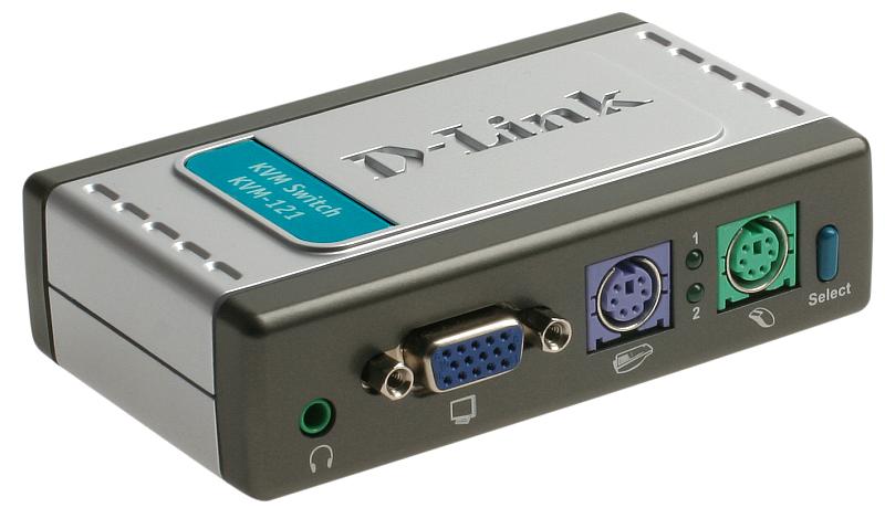 

KVM-переключатель D-Link KVM-121 2-портовый KVM-переключатель