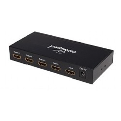 

Разветвитель HDMI Cablexpert, HD19F/4x19F, 1 компьютер - 4 монитора