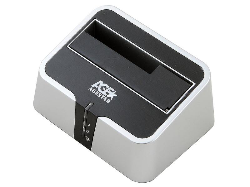 

Док станция для HDD 2.5"/3.5" SATA AgeStar 3CBT2 USB3.0 eSATA серебристый