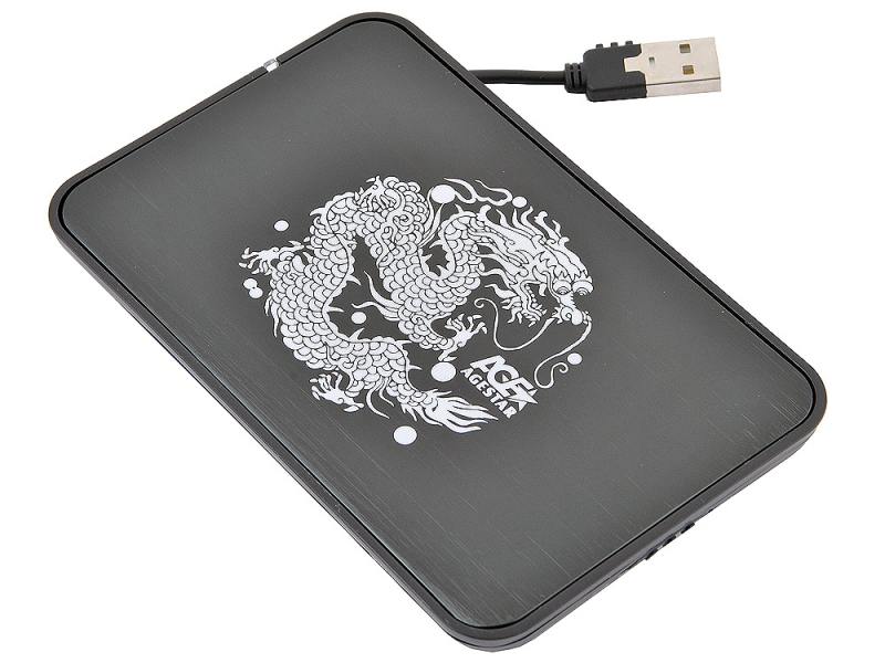 

Внешний контейнер для HDD 2.5" SATA AgeStar SUB2A8 USB2.0 черный