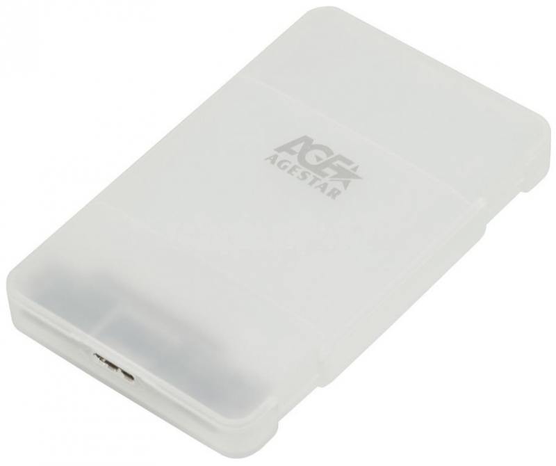 

Внешний контейнер для HDD 2.5" SATA AgeStar 31UBCP3 USB3.1 алюминий белый