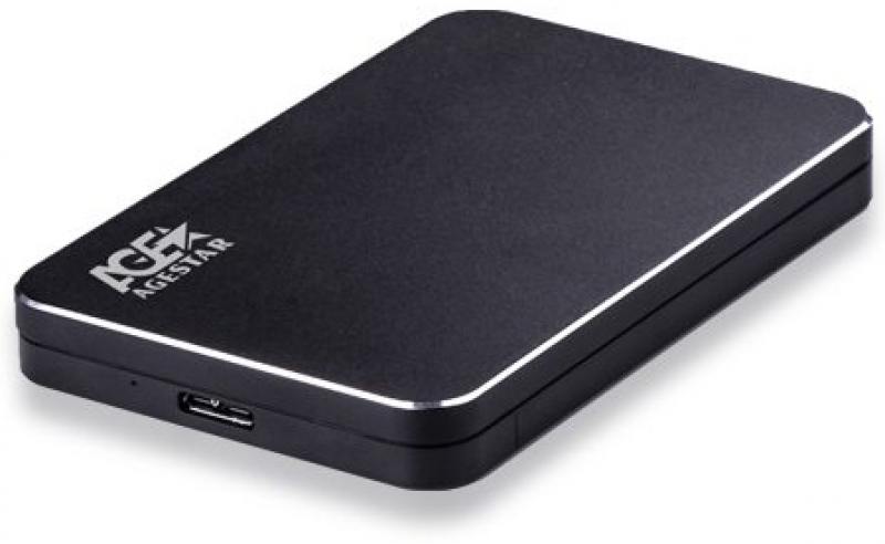

Внешний контейнер для HDD 2.5" SATA AgeStar 31UB2A18 USB3.1 алюминий черный