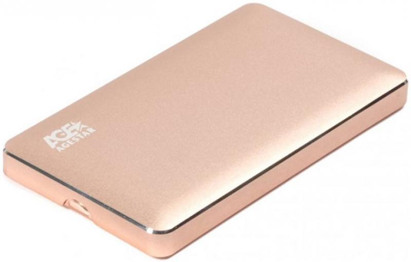 

Внешний контейнер для HDD 2.5" SATA AgeStar 3UB2A16 USB3.0 алюминий золотистый