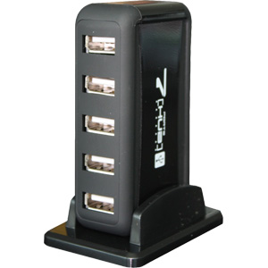 

Концентратор USB 2.0 Orient KE-700N+ (7 Port + БП 5V, 1A) Black