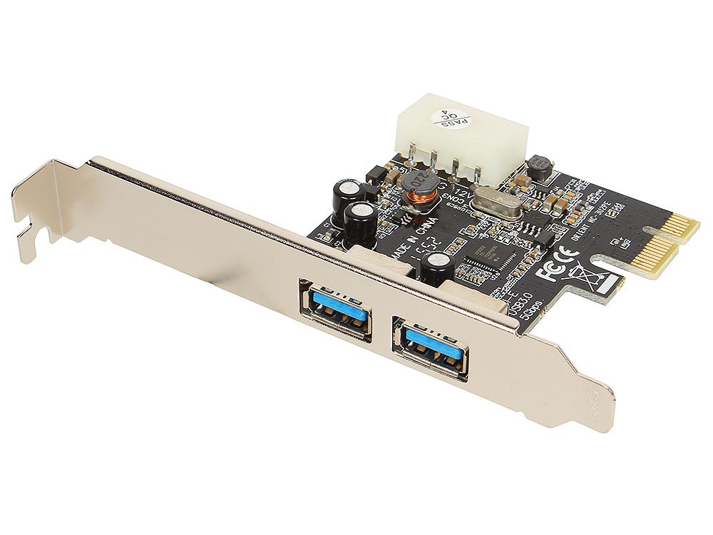 

Контроллер Orient NC-3U2PE (PCI-E, 2 Port USB 3.0, доп разъём питания, NEC UPD720200) Ret