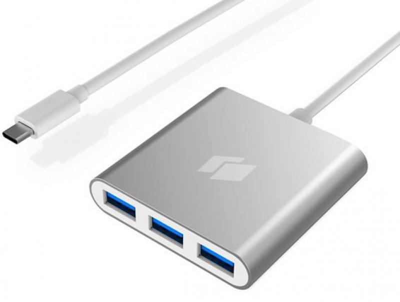 

Концентратор USB Hiper C4 4 порта USB 3.0 серебристый