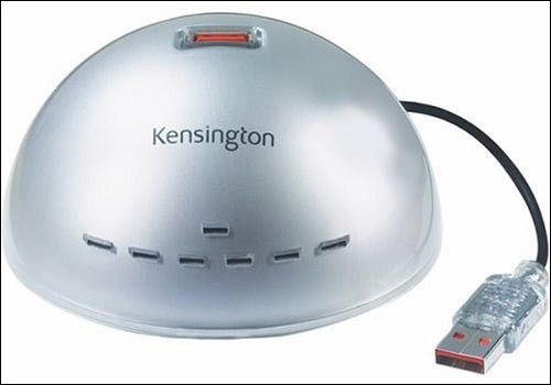 

Концентратор USB Kensington 1500100 7 портов USB 2.0 серебристый