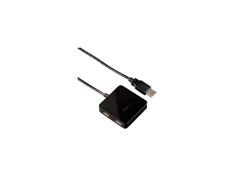 

Концентратор USB Hama H-12131 4 порта USB2.0 пассивный черный
