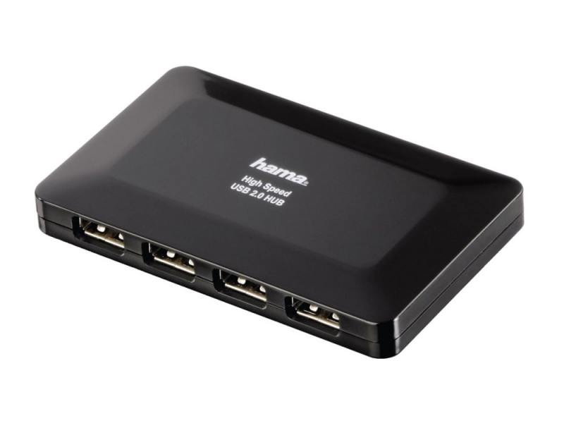 

Концентратор USB Hama H-78472 4 порта USB2.0 активный черный