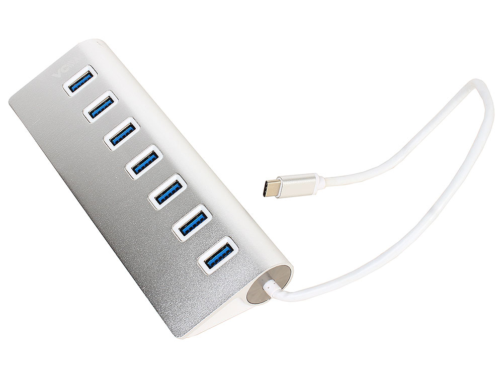 

Кабель-концентратор USB 3.1 Type-Cm - 7 port USB3.0 HUB 5Gbps, VCOM (DH317)