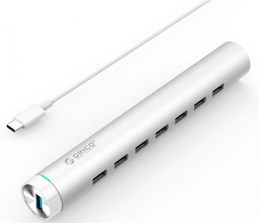 

Концентратор USB 3.0 Orico ARH7-U3 7 x USB 3.0 серебристый