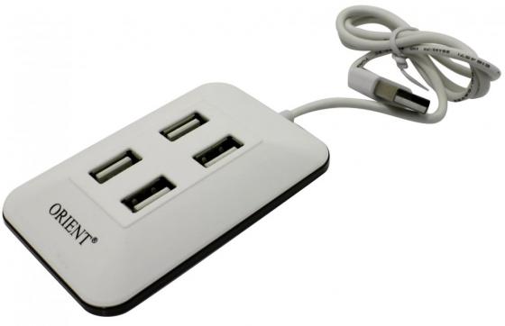

Концентратор USB 2.0 ORIENT MI-430 4 x USB 2.0 белый черный