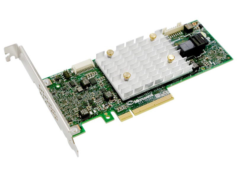 

Контроллер RAID Microsemi Adaptec SmartRAID 3101-4i Single 4 internal port,PCIe Gen3,x8,1 GB DDR4