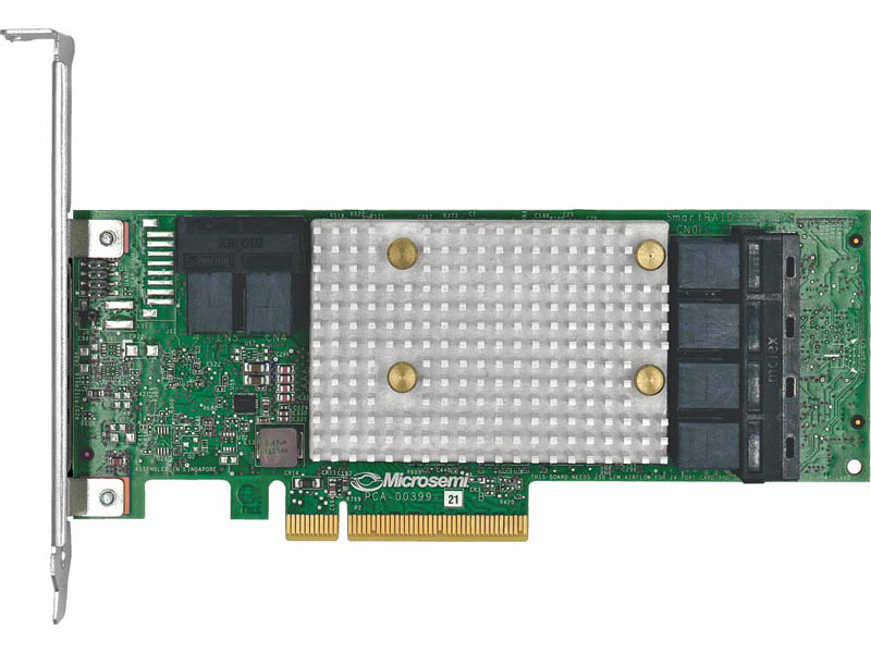 

HBA-адаптер Microsemi Adaptec HBA 1100-24i Single,24 internal ports,PCIe Gen3,x8