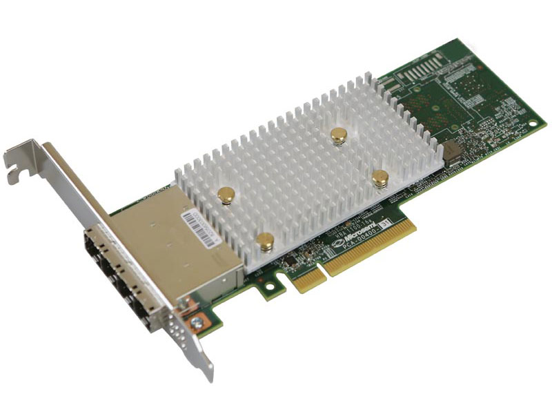 

HBA-адаптер Microsemi Adaptec HBA 1100-16e Single, 16 external ports, PCIe Gen3,x8, FlexConfig