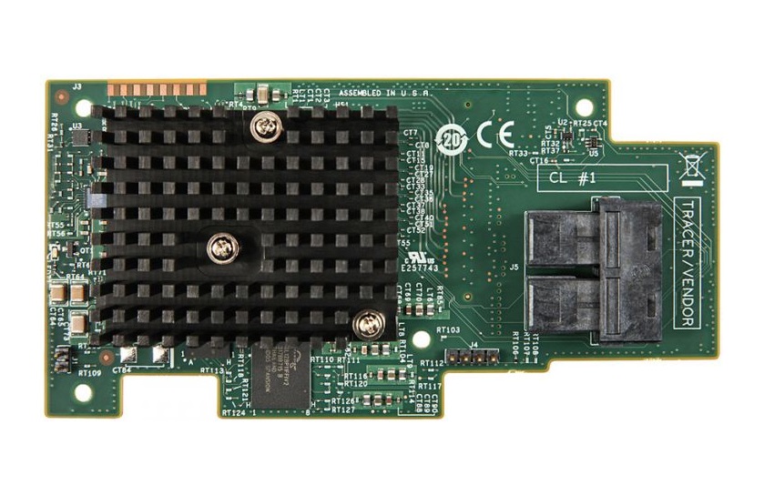 

Плата контроллера RAID-массива Intel Integrated RAID Module RMS3HC080 Single, 12Gb/s, SAS/SATA, LSI 3008, PCIe 3.0