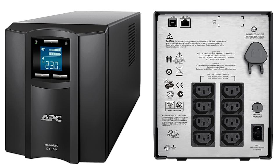 все цены на ИБП APC SMC1000I Smart-UPS 1000VA/600W онлайн