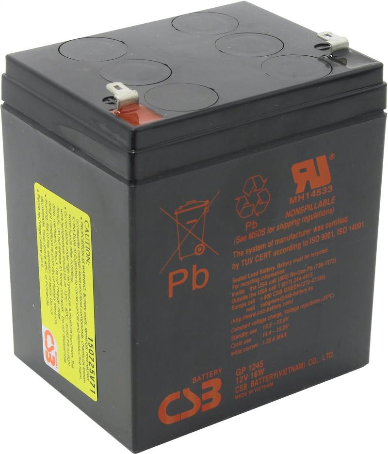 

Батарея WBR GP 1245 (16W) 12V/4,5AH