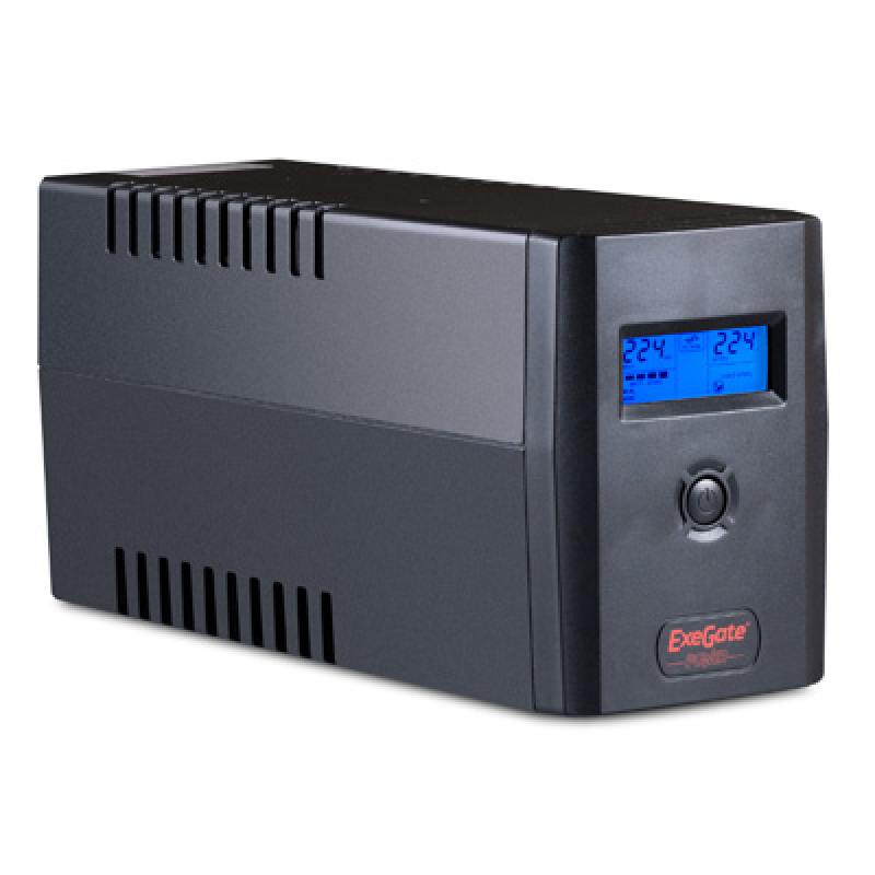 

ИБП Exegate ULB-800 LCD 480Вт 800ВА черный EP212517RUS