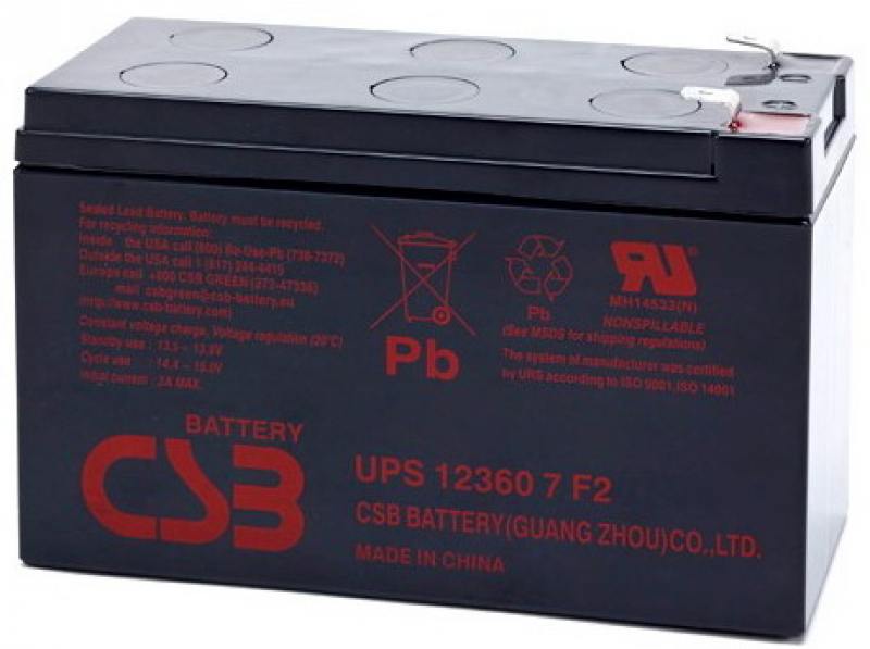 

Батарея CSB UPS 123607 F2