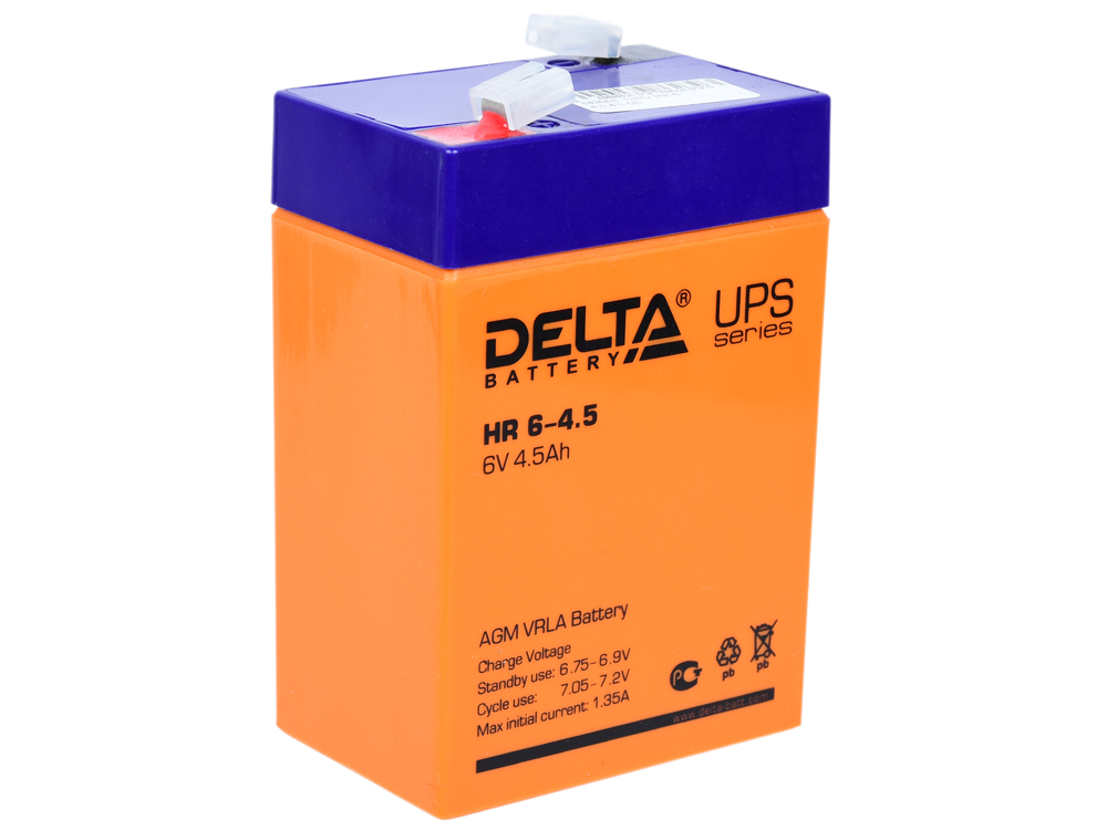 

Батарея Delta HR 6-4.5 4.5Ач 6Bт