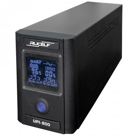 

ИБП RUCELF UPI-800-12-EL 620Вт 140-275В аккумуляторные батареи 1шт.