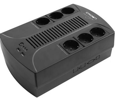 

ИБП Crown CMUS-265 Euro Smart 650VA\360W