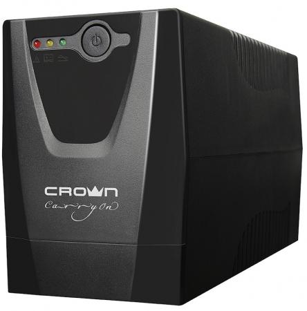 

UPS CROWN 500VA / 240W, plastic, 1x12V / 4,5AH, sockets 1 * EURO + 1 * IEC, transformer AVR 220/230