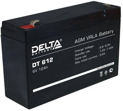 

Delta DT 612 (12А\ч, 6В) свинцово- кислотный аккумулятор