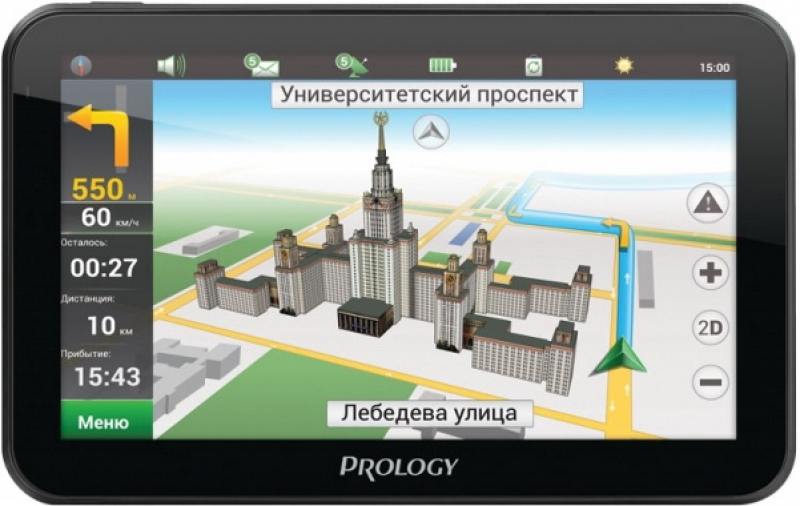 

Навигатор Prology IMAP-5700 Навител 5" 480x272 microSD черный