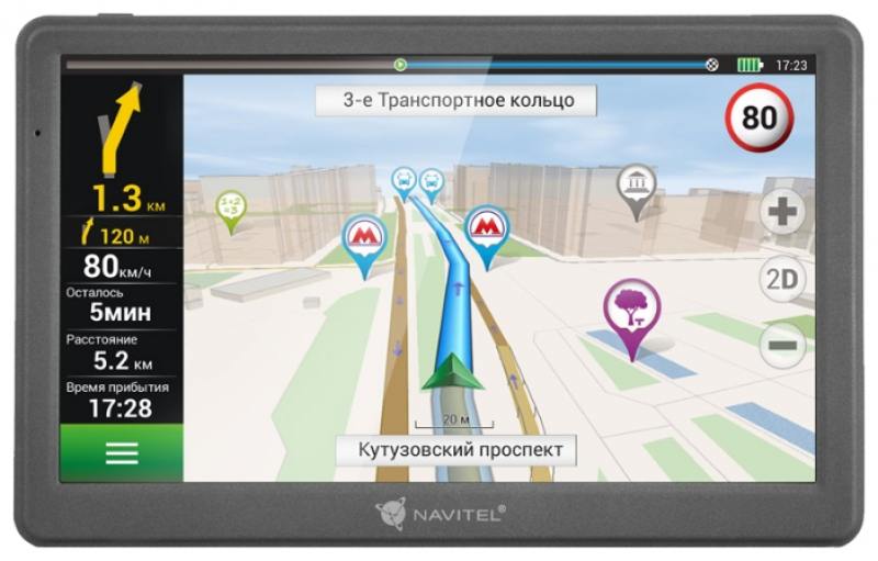 

Навигатор Navitel E700 7" 800x480 8GB microSDHC черный + Navitel