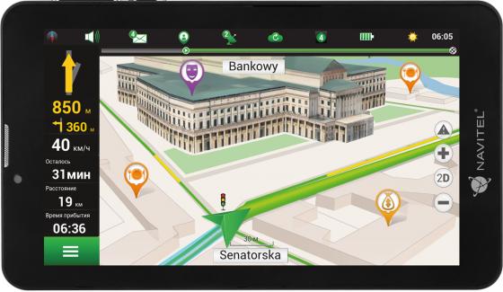 

Навигатор Navitel T700 3G 7" 1024x600 16GB microSD черный + Navitel