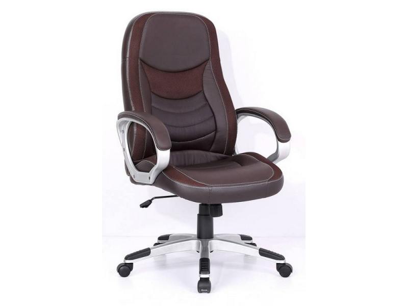

Кресло руководителя Бюрократ T-9910/BROWN искусственная кожа вставки коричневый