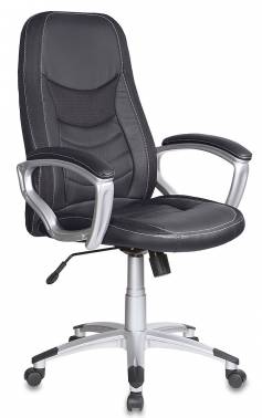 

Кресло Бюрократ T-9910/Black искусственная кожа черный