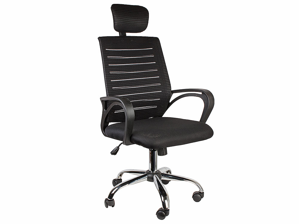 

Кресло офисное COLLEGE XH-6126A Черный,капроновая сетка,120кг,хромированная крестовина,твердые подлокотники, высота спинки 69см (ШxГxВ)см 61x59x128