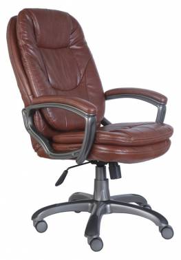 

Кресло Buro CH-868AXSN/Brown пластик темно-серый искусственная кожа коричневый
