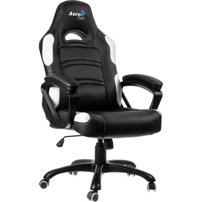 

Кресло компьютерное игровое Aerocool AC80C AIR-BW черно-белый с перфорацией