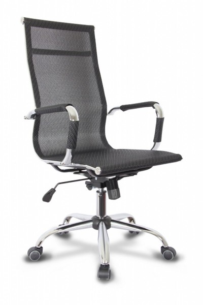 

Кресло руководителя COLLEGE CLG-619 MXH-A Black(XH-633A/Black) Чёрный, сетка, крестовина/подлокотники-хром. металл, до 120кг