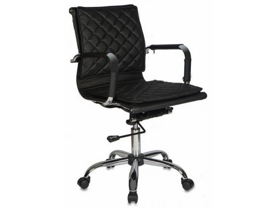 

Кресло руководителя Бюрократ CH-991-LOW/BLACK низкая спинка черный