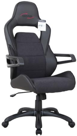 

Кресло BRABIX Nitro GM-001 черное ткань, экокожа