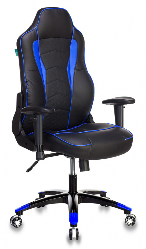 

Кресло игровое Бюрократ VIKING-3/BL+BLUE чёрный синий