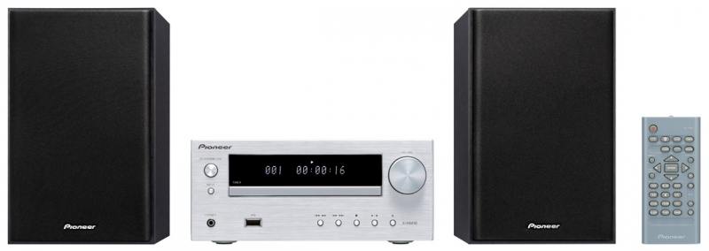 Микросистема Pioneer X-HM16-S 30Вт серебристый