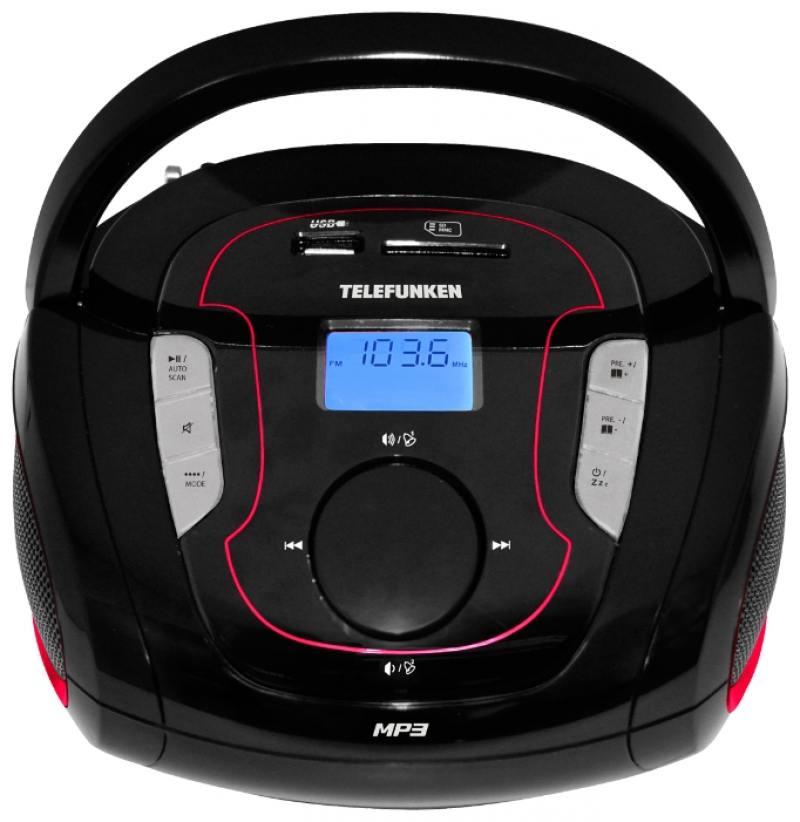 

Магнитола Telefunken TF-SRP3471B черно-красный