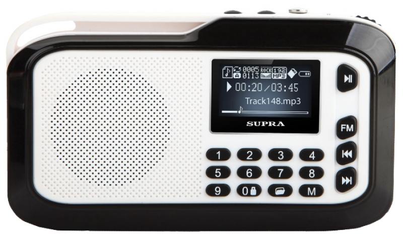 

Магнитола Supra PAS-3909 серебристый