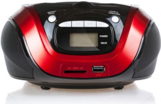 

1154-3-RE Магнитолы CD/USB FIRST Мощность 2х1.2 Вт, стерео.Подключение наушников.ЖК-дисплей.
