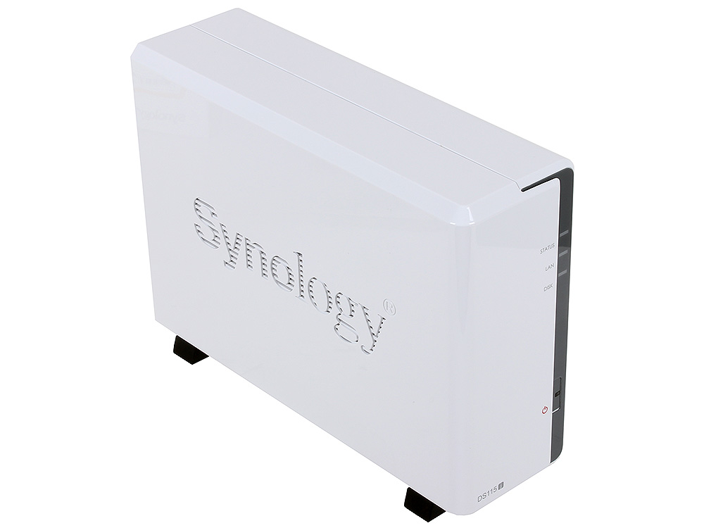 

Сетевой накопитель Synology DS115j Сетевой накопитель с одним отсеком для 3.5” SATA(II) или 2,5” SATA/SSD, 800 Mhz CPU, RAM 256Mb