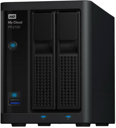 

Сетевое хранилище WD My Cloud Pro PR2100 WDBVND0000NBK-EEUE