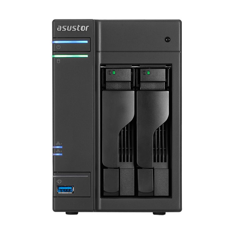 

Сетевой накопитель данных ASUSTOR AS6302T (90IX0131-BW3S10) Celeron J3355 (2.0) / 2 Gb DDR3L/2x1GbE(LAN)/3xUSB3.0,HDMI