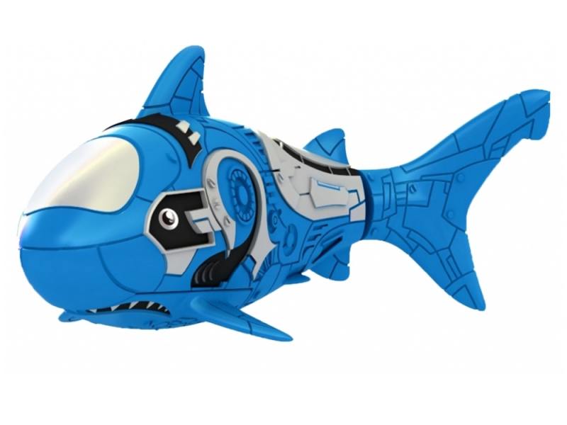 

Интерактивная игрушка ZURU RoboFish акула плавает в воде от 3 лет синий 2501-6